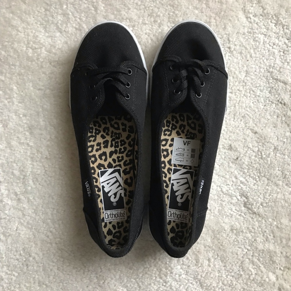Black & White Vans Ladies Shoes